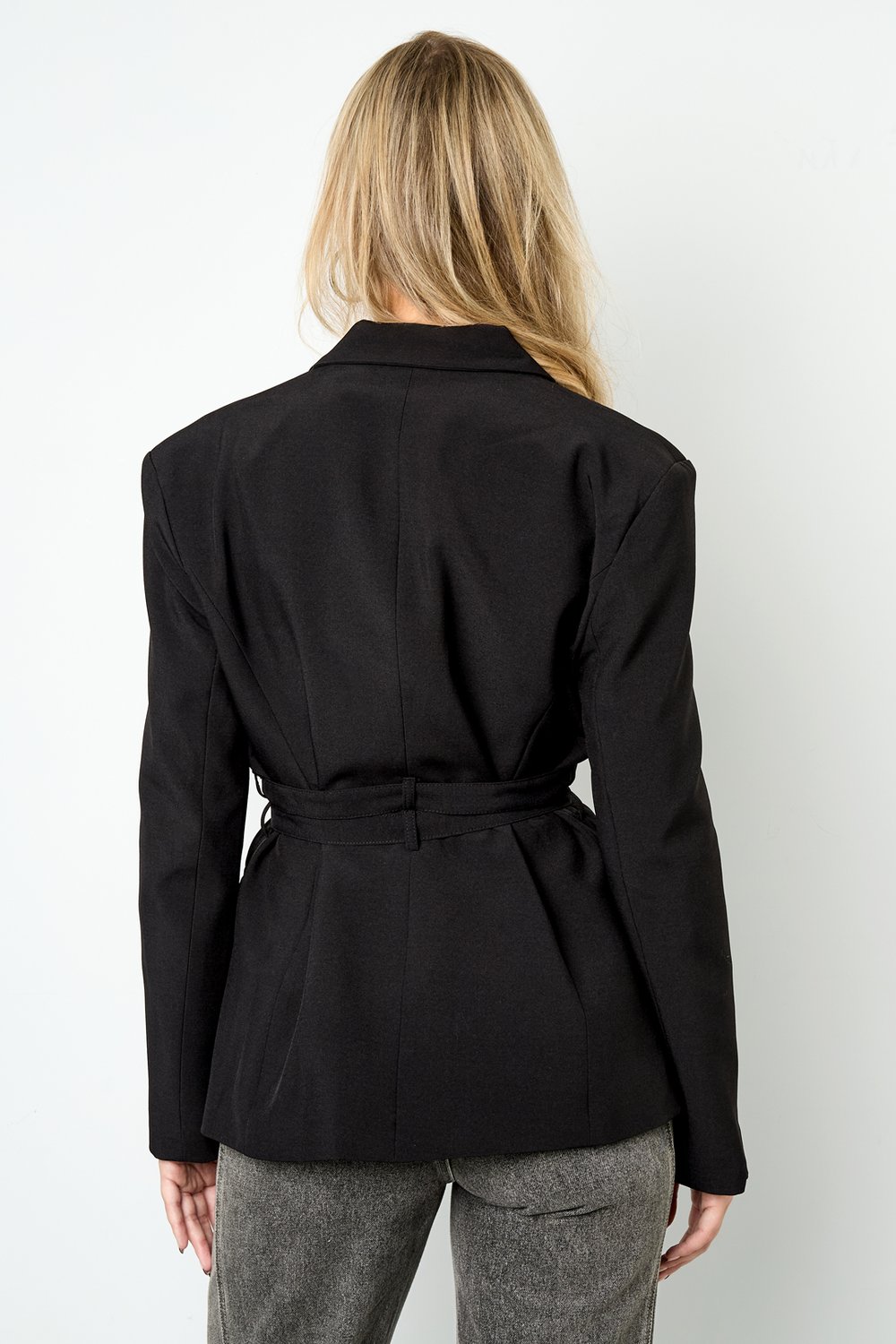 Blazer mit Doppelgürtel h5Bild11